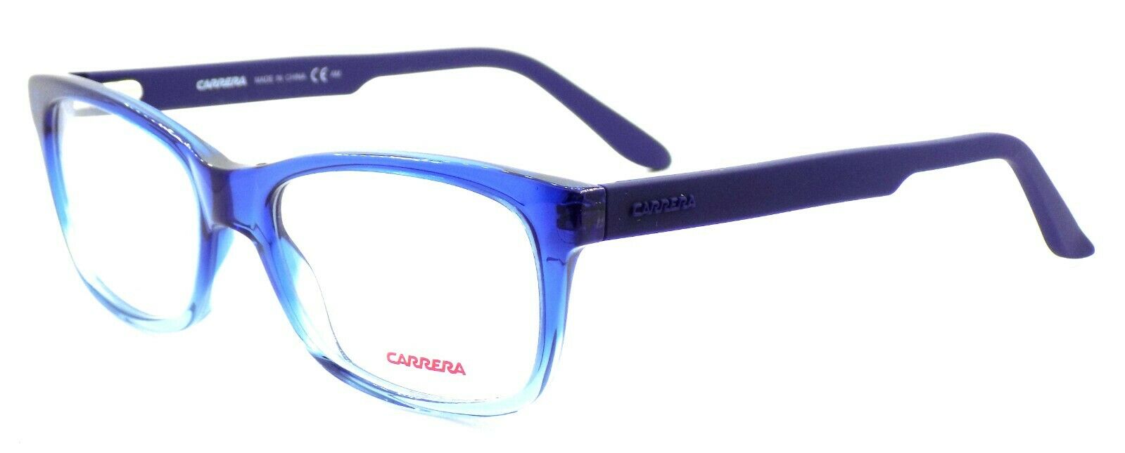 1-Carrera CA6653 TPL Unisex Eyeglasses Frames 52-18-140 Shaded Blue + CASE-827886093717-IKSpecs