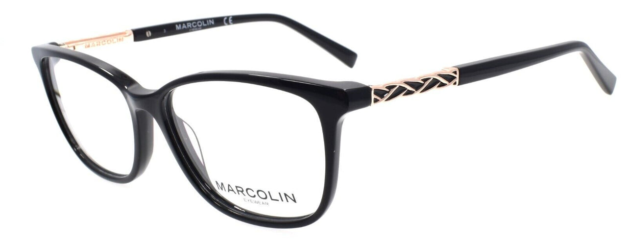 Marcolin MA5027 001 Women's Eyeglasses Frames 53-14-140 Black
