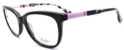 1-Candies CA0508 001 Women's Eyeglasses Frames Cat Eye 51-16-135 Black-664689933358-IKSpecs