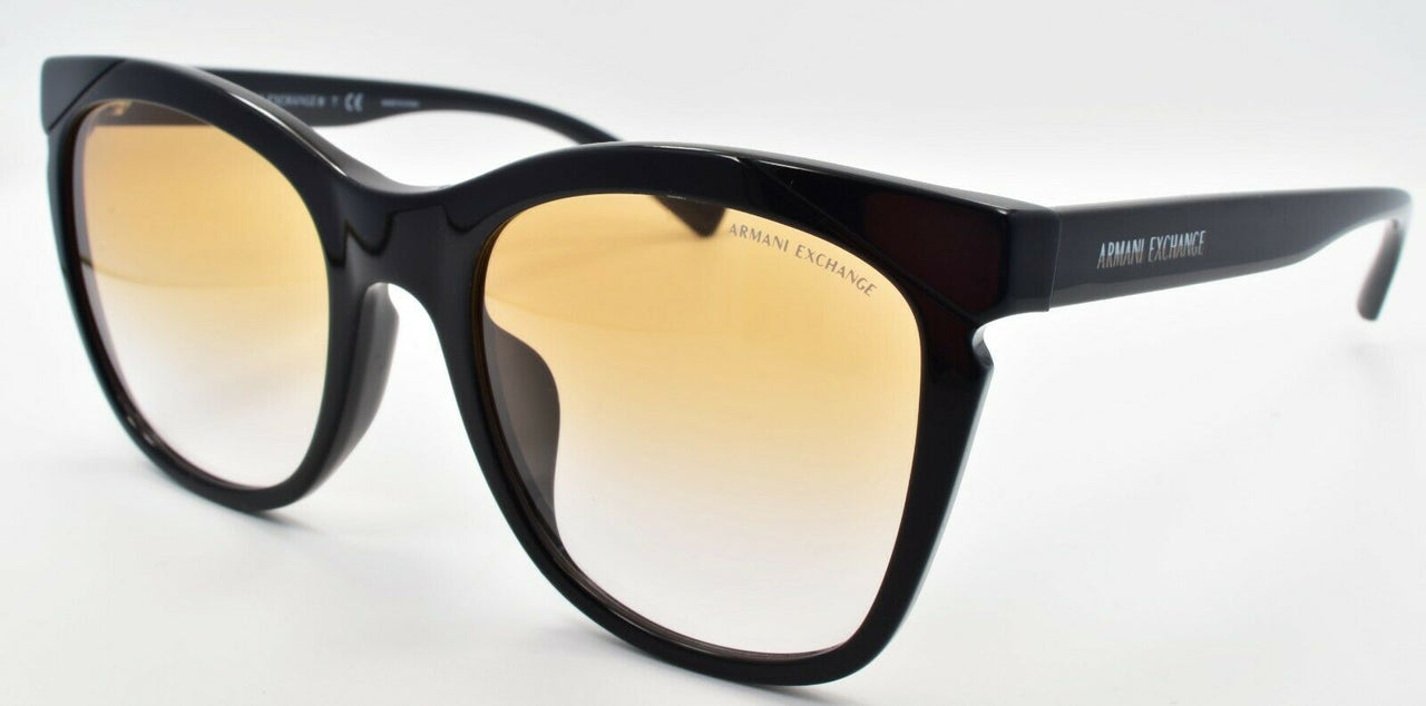 1-Armani Exchange AX4109SF 815813 Women's Sunglasses Black / Clear Gradient Ochre-8056597426435-IKSpecs