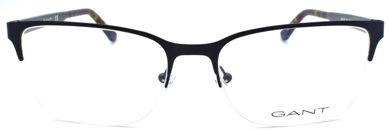 GANT GA3202 002 Men's Eyeglasses Frames Half-rim Large 58-18-150 Matte Black