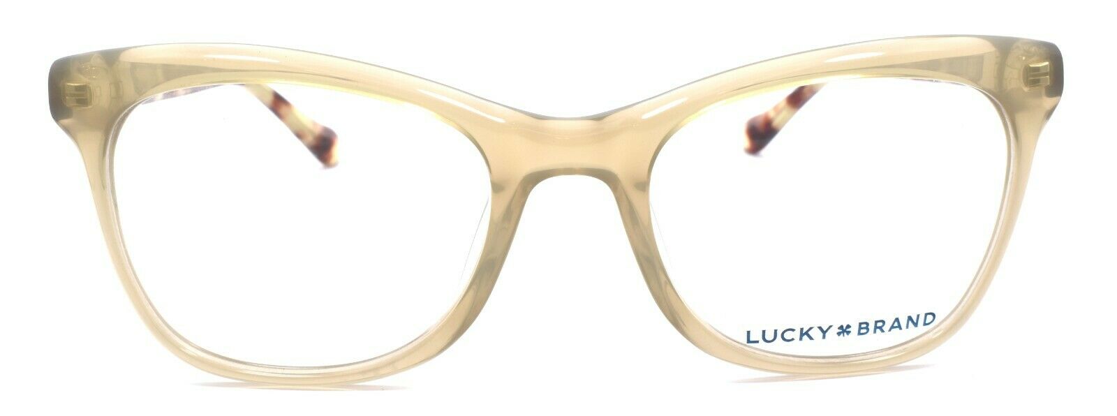2-LUCKY BRAND D203 Women's Eyeglasses Frames Cat Eye 53-20-140 Brown + CASE-751286289978-IKSpecs