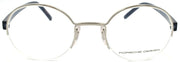 2-Porsche Design P8350 B Eyeglasses Frames Half-rim Round 48-22-140 Palladium-4046901601454-IKSpecs