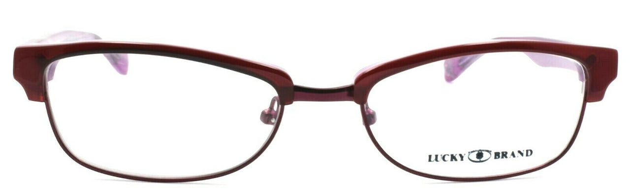 2-LUCKY BRAND Zuma Women's Eyeglasses Frames 51-17-135 Red-751286250596-IKSpecs