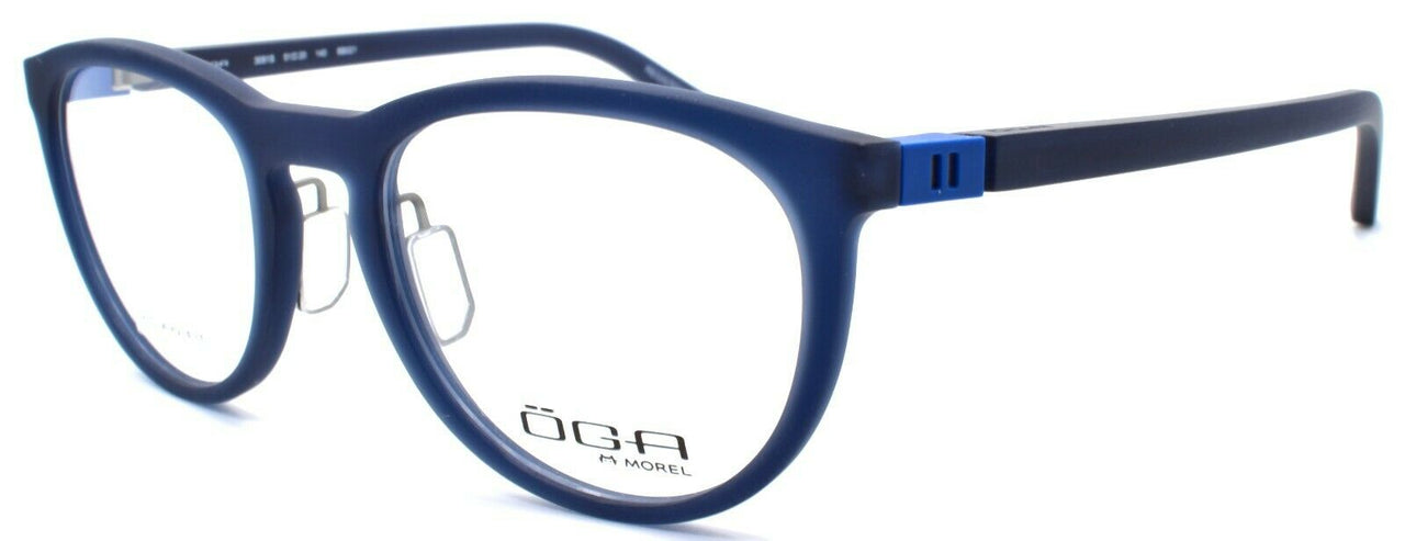 1-OGA by Morel 3081S BB021 Eyeglasses Frames 51-20-140 Dark Blue-3604770899559-IKSpecs