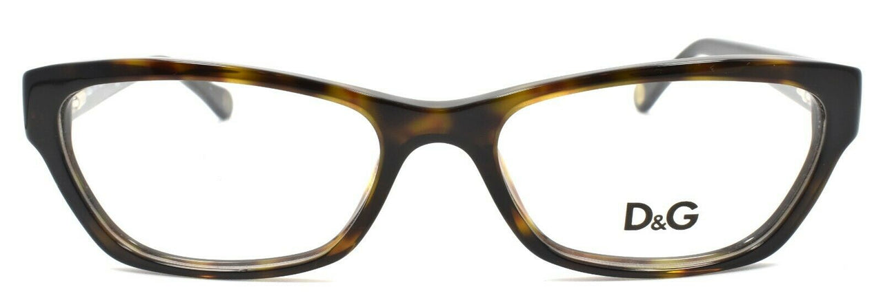 2-Dolce & Gabbana D&G 1216 502 Women's Eyeglasses Frames 50-16-135 Havana Brown-679420442297-IKSpecs