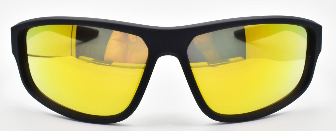 Nike Brazen Fuel DJ0803 452 Sunglasses Wraparound Matte Obsidian / Mirrored
