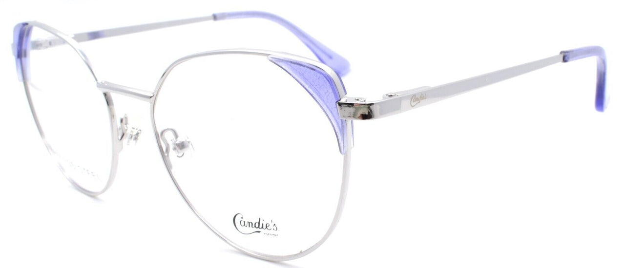 1-Candies CA0181 010 Women's Eyeglasses Frames 52-17-140 Shiny Light Nickeltin-889214119834-IKSpecs