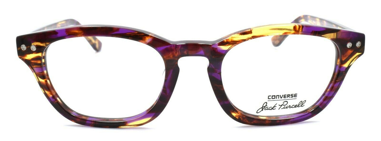 2-CONVERSE Jack Purcell P015 UF Eyeglasses Frames 48-20-140 Purple + CASE-751286280043-IKSpecs