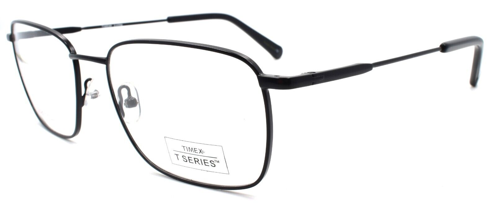 1-Timex 5:47 PM Men's Eyeglasses Frames Large 57-18-150 Black-715317184779-IKSpecs