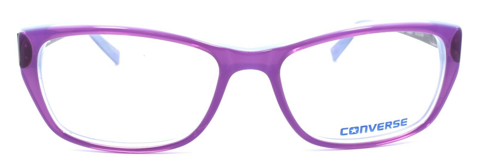 2-CONVERSE Q020 UF Women's Eyeglasses Frames 51-15-135 Purple + CASE-751286264968-IKSpecs