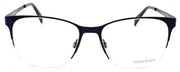 2-Diesel DL5152 092 Unisex Eyeglasses Frames Half Rim 52-16-145 Dark Blue-664689707584-IKSpecs