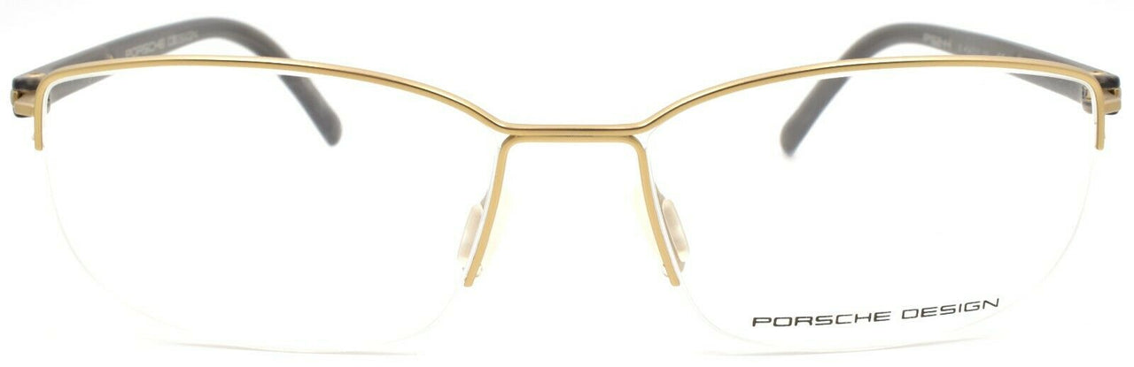 2-Porsche Design P8244 B Women's Eyeglasses Frames Half-rim 54-17-135 Gold-4046901729745-IKSpecs