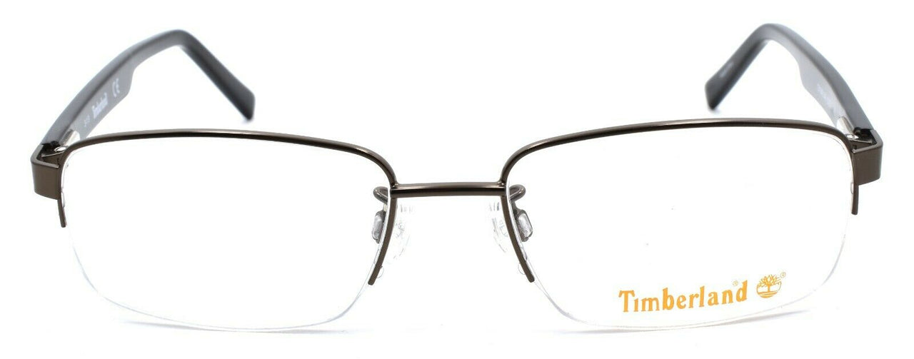 2-TIMBERLAND TB1548 049 Men's Eyeglasses Frames Half-rim 53-17-140 Dark Brown-664689750061-IKSpecs