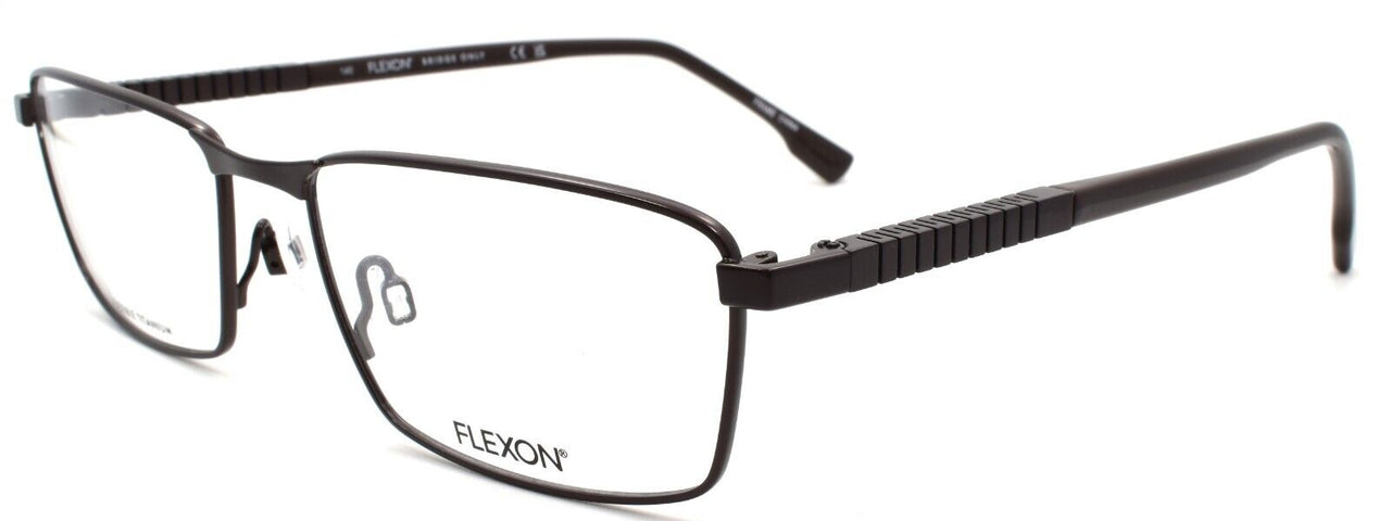 1-Flexon E1015 233 Men's Eyeglasses Frames Brown 54-17-140 Flexible Titanium-883900202237-IKSpecs