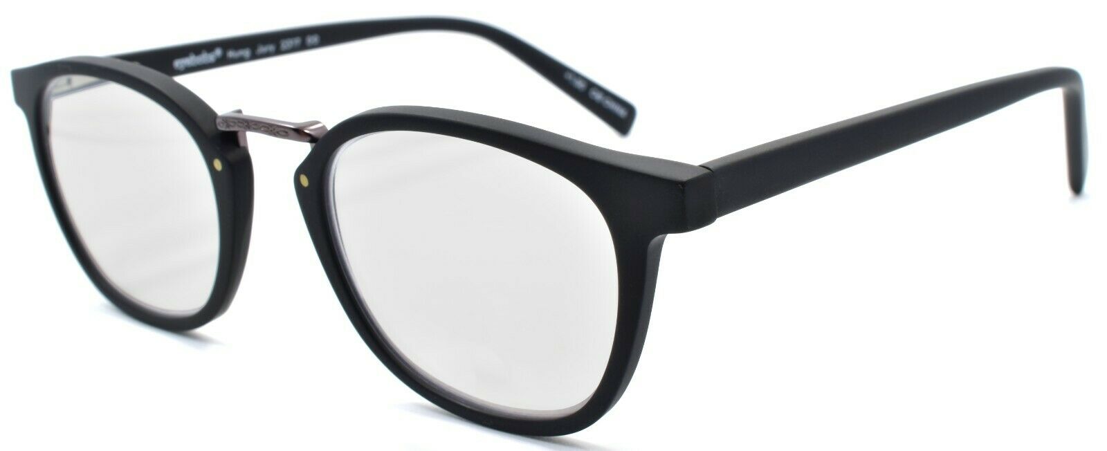 1-Eyebobs Hung Jury 2317 00 Unisex Reading Glasses Matte Black +2.00-842446037574-IKSpecs