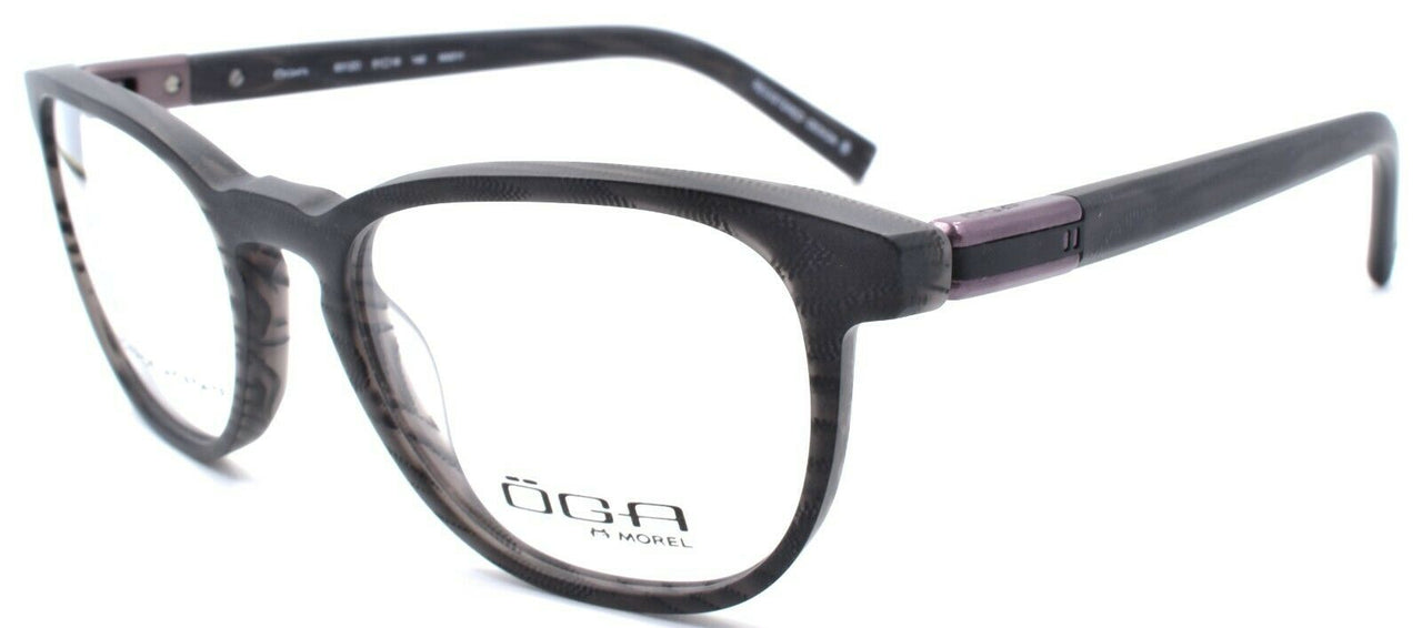 1-OGA by Morel 8312O NN011 Men's Eyeglasses Frames 51-18-140 Black-3604770905656-IKSpecs