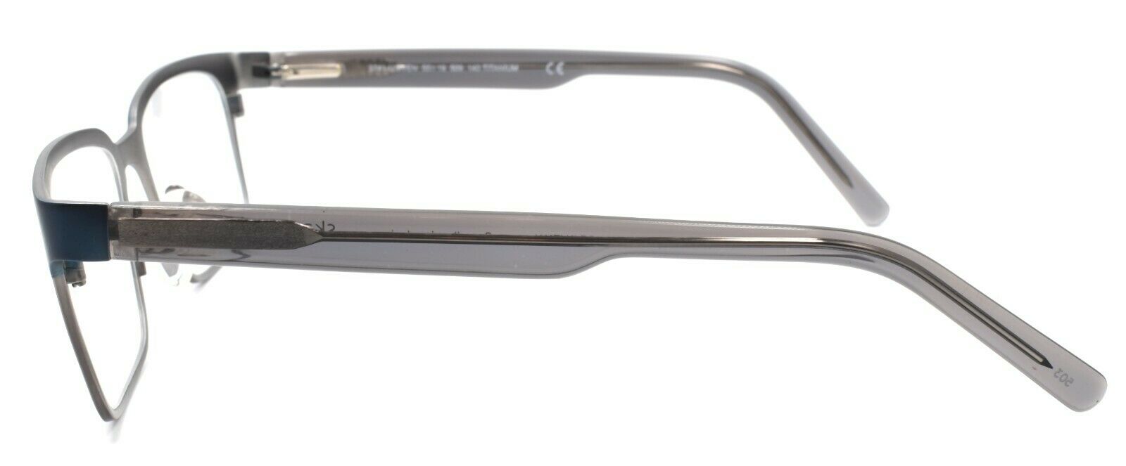 3-Skaga 3741-U Sven 509 Men's Eyeglasses Frames TITANIUM 55-19-140 Gunmetal ITALY-IKSpecs