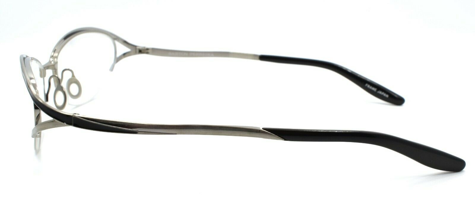 3-Barton Perreira Eliza Women's Eyeglasses Frames 53-17-125 Jet / Antique Silver-672263038177-IKSpecs