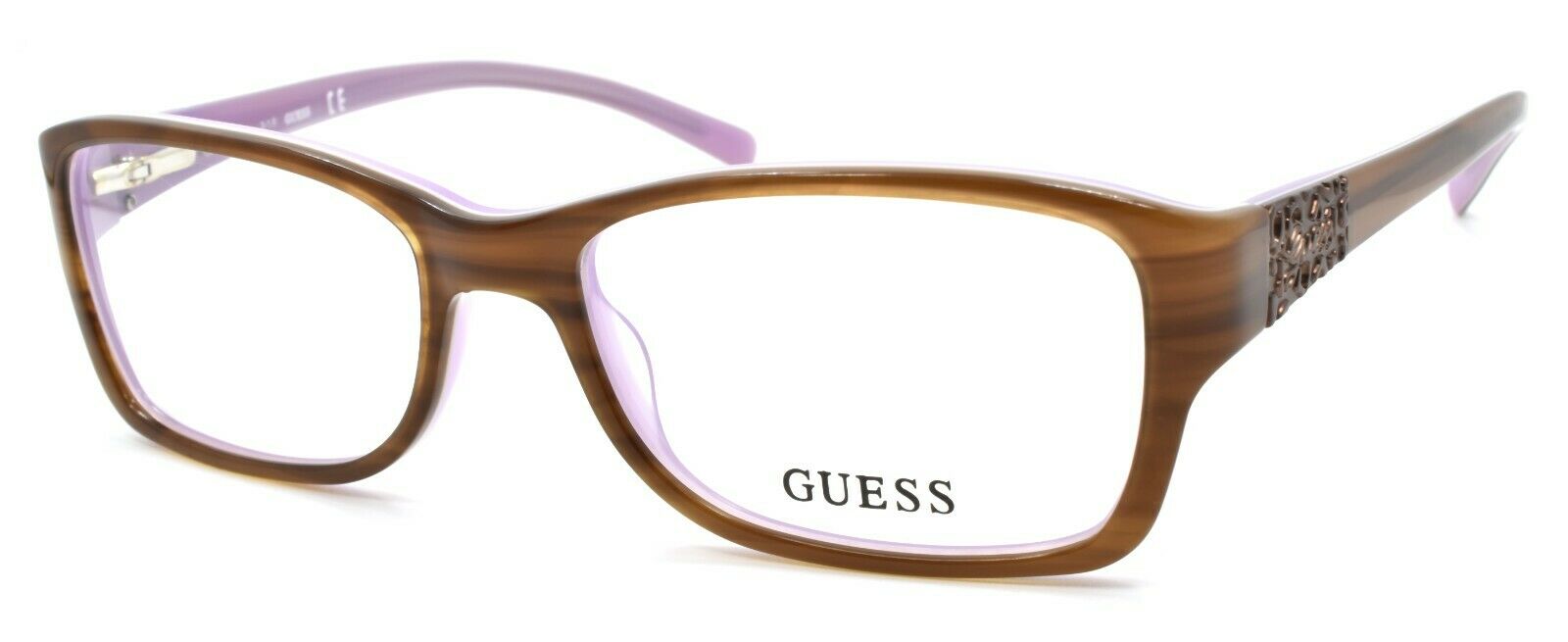 1-GUESS GU2274 AMB Women's Eyeglasses Frames 52-16-135 Amber / Lilac-715583416130-IKSpecs
