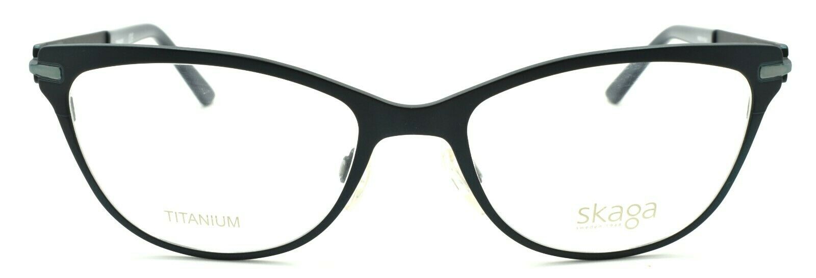 2-Skaga 3875-U Jennifer 306 Women's Eyeglasses Cat Eye TITANIUM 53-18-135 Petrol-IKSpecs