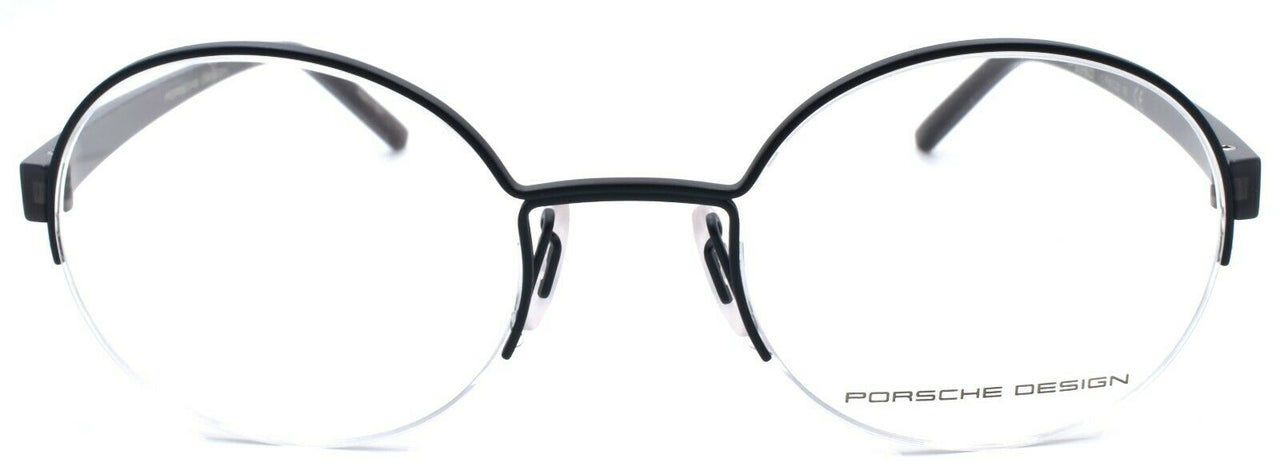 2-Porsche Design P8350 C Eyeglasses Frames Half-rim Round 50-22-145 Blue-4046901618247-IKSpecs