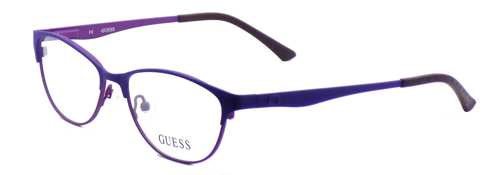 1-GUESS GU2504 079 Women's Eyeglasses Frames 53-15-135 Matte Lilac + CASE-664689697632-IKSpecs