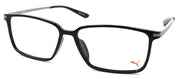 1-PUMA PU0114O 001 Eyeglasses Frames 55-14-145 Black / Silver-889652063560-IKSpecs