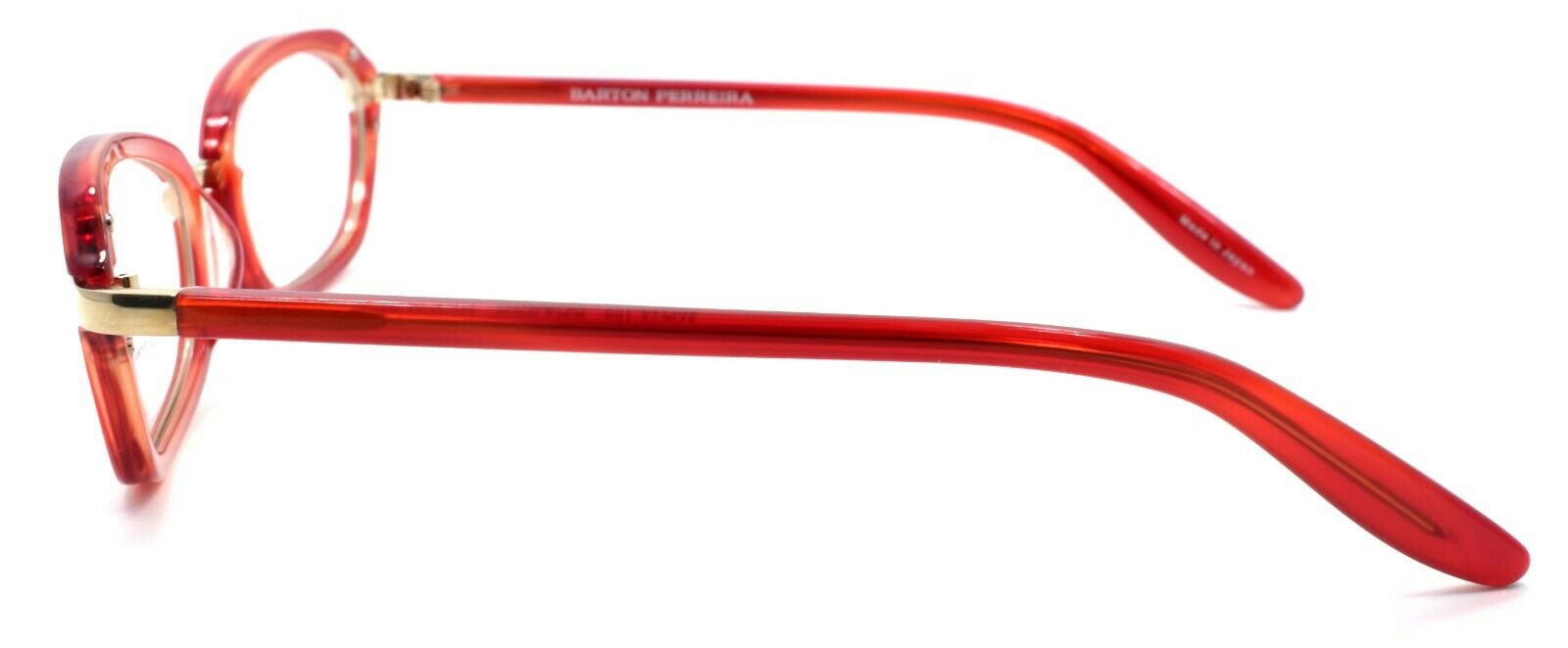 3-Barton Perreira Rosalie Women's Eyeglasses PETITE 50-16-127 Scarlet Red / Gold-672263039303-IKSpecs