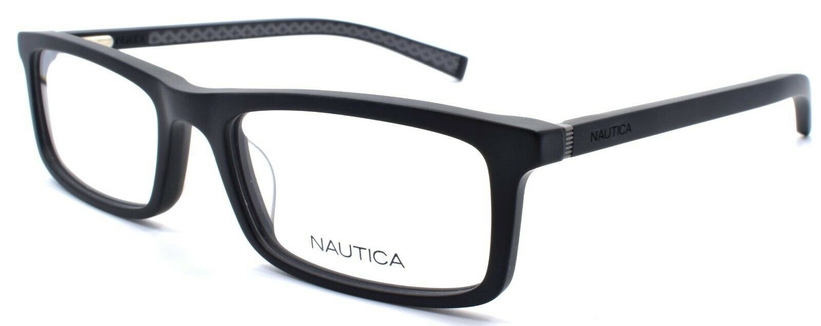 1-Nautica N8162 005 Men's Eyeglasses Frames 53-18-140 Matte Black-688940465440-IKSpecs