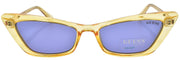 2-GUESS GU8229 41V Women's Sunglasses Cat-eye 53-16-140 Yellow Crystal / Blue-889214282019-IKSpecs