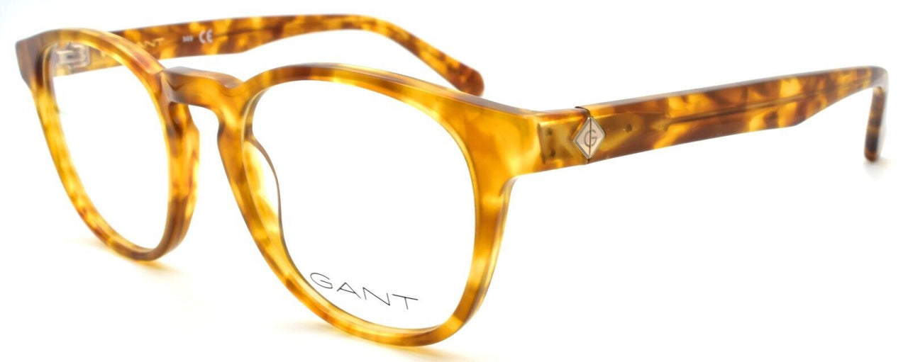 1-GANT GA3235 053 Men's Eyeglasses Frames Round 49-20-145 Blonde Havana-889214207203-IKSpecs