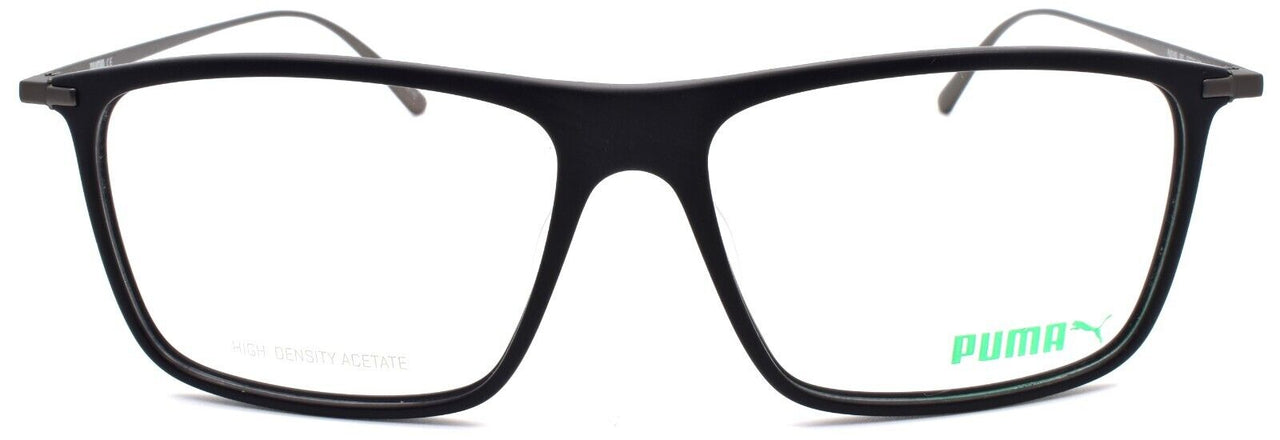 2-PUMA PU01040O 001 Men's Eyeglasses Frames 57-16-150 Matte Black / Ruthenium-889652107462-IKSpecs