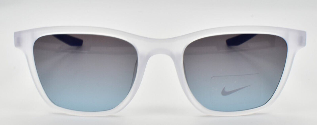 Nike Stint CT8176 913 Sunglasses Matte Clear / Smoke Blue Gradient Lens