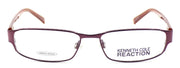 2-Kenneth Cole REACTION KC716 081 Women's Eyeglasses 53-15-135 Shiny Violet + CASE-726773169163-IKSpecs