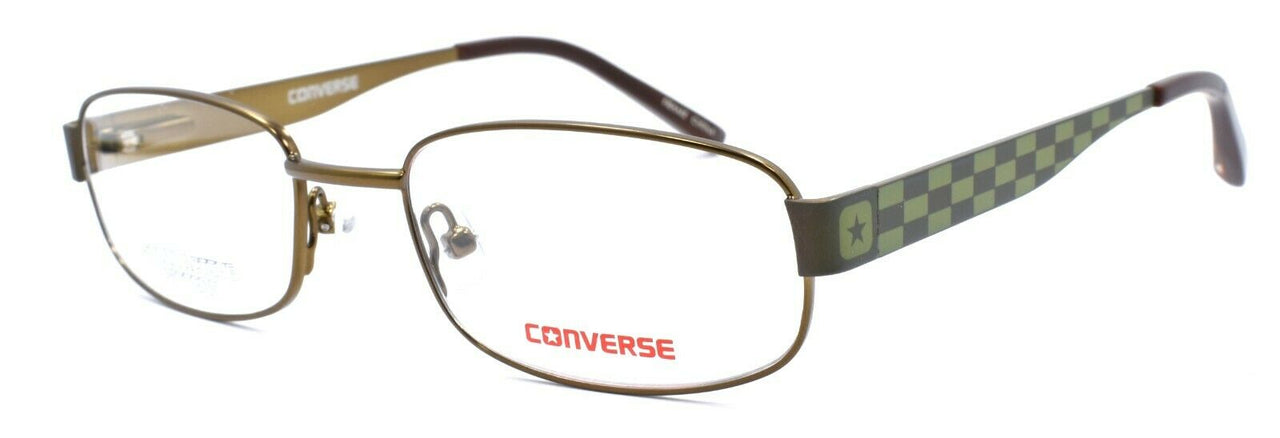 1-CONVERSE K005 Kids Boys Eyeglasses Frames 49-17-135 Brown + CASE-751286247329-IKSpecs