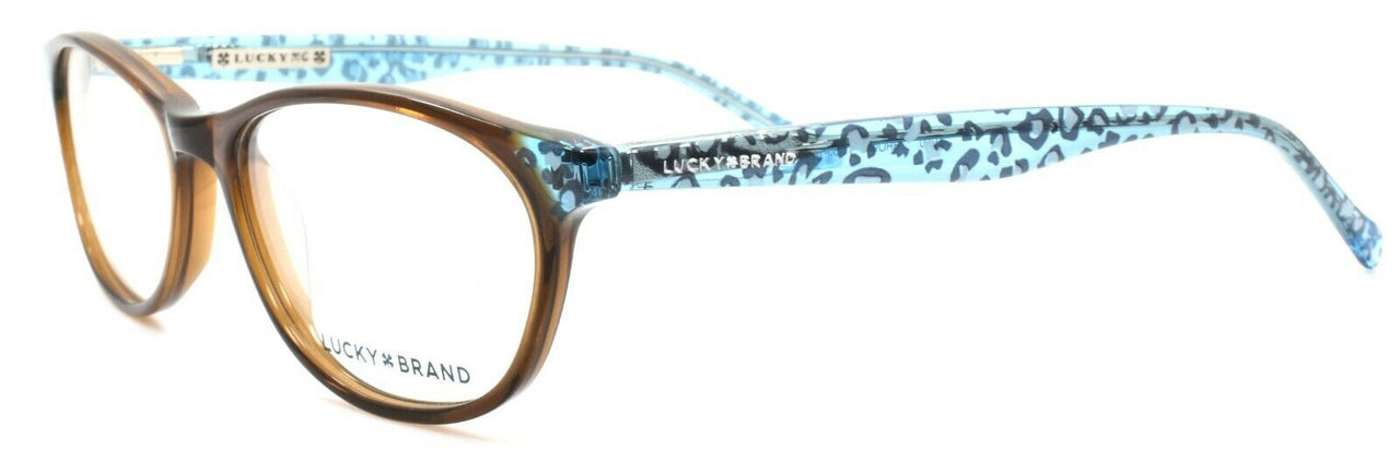 1-LUCKY BRAND D700 Women's Eyeglasses Frames 50-16-135 Brown + CASE-751286281965-IKSpecs