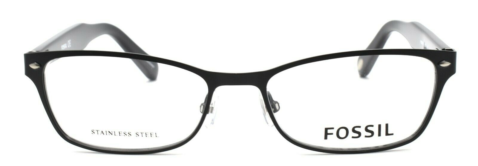 2-Fossil FOS 7001 807 Women's Eyeglasses Frames 51-16-140 Black + CASE-762753992123-IKSpecs