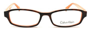 2-Calvin Klein CK5865 506 Eyeglasses Frames PETITE 48-16-135 Havana / Orange-750779076767-IKSpecs