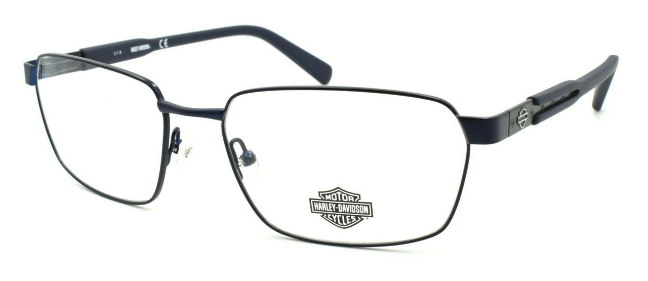 1-Harley Davidson HD0790 091 Men's Eyeglasses Frames 58-18-145 Matte Blue-889214069542-IKSpecs