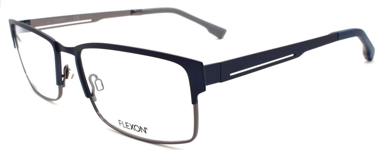 1-Flexon E1048 412 Men's Eyeglasses Frames Navy 57-17-145 Flexible Titanium-883900203067-IKSpecs
