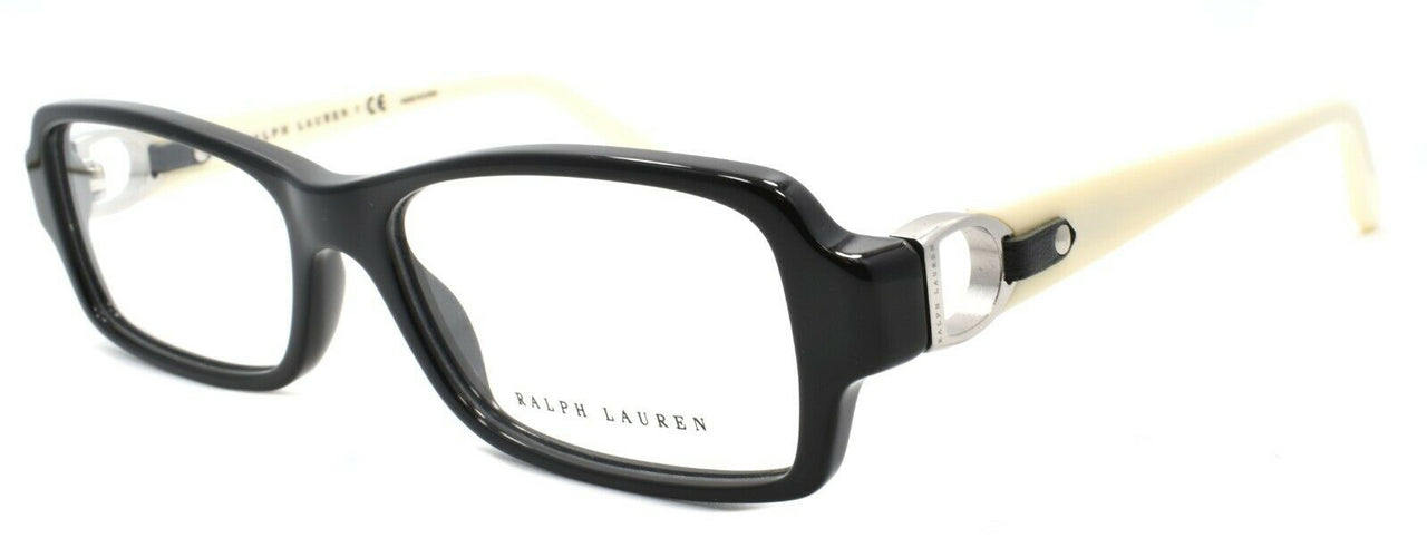 1-Ralph Lauren RL6107Q 5001 Women's Eyeglasses Frames 53-16-140 Black / Cream-8053672068955-IKSpecs