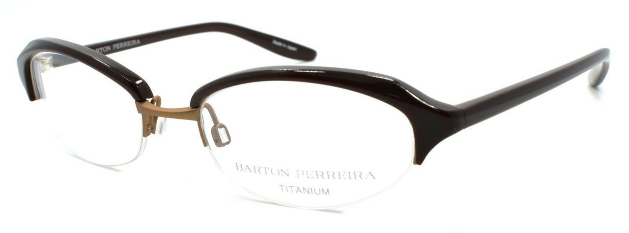 Barton Perreira Sylvia CAS/DUN Women's Eyeglasses Frames 49-18-135 Cask / Dune