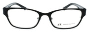 2-Armani Exchange AX1013 6053 Women's Eyeglasses Frames 50-18-135 Satin Black-8053672283259-IKSpecs