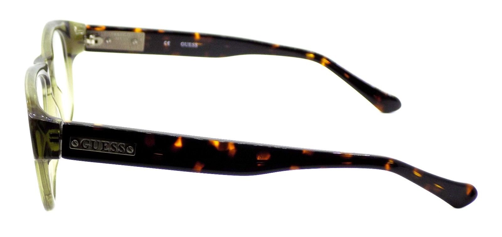 3-GUESS GU1753 OLTO Men's Eyeglasses Frames 53-16-140 Olive Tortoise + CASE-715583550636-IKSpecs