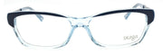 2-Skaga 2464 Salome 9101 Women's Eyeglasses Frames 53-15-135 Crystal Blue-IKSpecs
