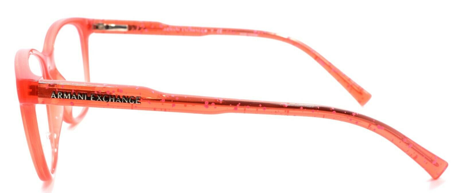 3-Armani Exchange AX3044 8223 Women's Eyeglasses Frames Cat Eye 53-16-140 Opal Red-8053672749519-IKSpecs