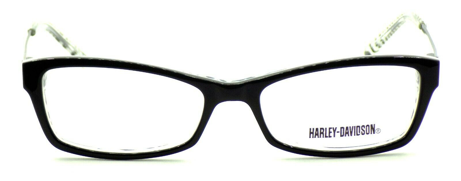 2-Harley Davidson HD509 BLK Women's Eyeglasses Frames 52-16-135 Black-715583605251-IKSpecs