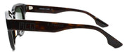 3-McQ Alexander McQueen MQ0047S 002 Unisex Sunglasses Round Havana / Green Lens-889652032276-IKSpecs