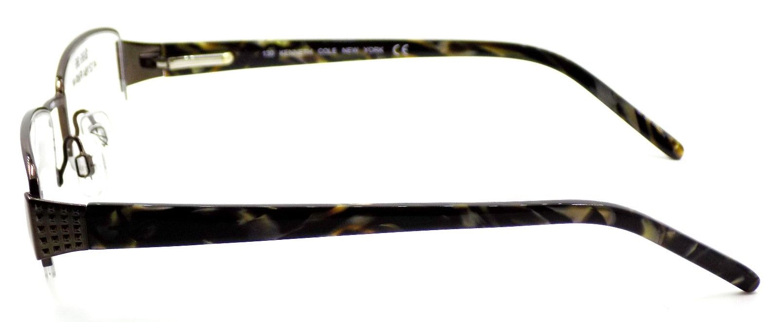3-Kenneth Cole NY KC164 048 Women's Eyeglasses Frames 53-18-130 Dark Brown + CASE-726773019147-IKSpecs